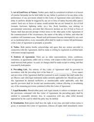 Letter of Agreement Template, Page 2