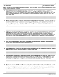 IRS Form 8857 Request for Innocent Spouse Relief, Page 3