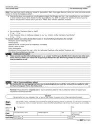 IRS Form 8857 Request for Innocent Spouse Relief, Page 6