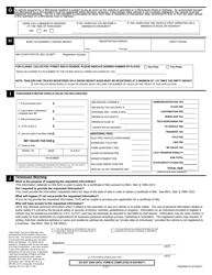 Form PS2000A application to Title and Register a Motor Vehicle - Minnesota, Page 2