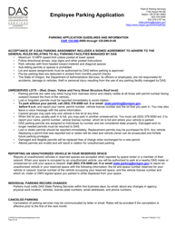 Employee Parking Application - Oregon, Page 2