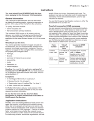 Form RP-425-E Application for Enhanced Star Exemption - New York, Page 3