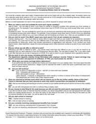 Form UB-106A Weekly Claim for Unemployment Insurance (Ui) Benefits - Arizona, Page 2