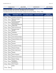 Form DDD-2089A Ddd Person Centered Service Plan - Arizona, Page 6