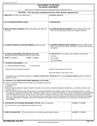 DD Form 2946 Department of Defense Telework Agreement, Page 3