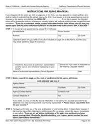 Form EDU7621 Notice to Pay Fees or Terminate Child Care Due to Delinquent Fees - California, Page 3