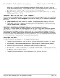 Form EDU7622 Notice of Action - Recertification - California, Page 6
