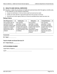 Form EDU2221 Cctr Rfa Program Narrative Section Scoring Rubric - California, Page 8