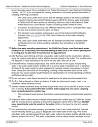 Form LIC9276 Child Care Center Sampling Checklist Form - California, Page 2