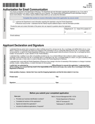Form DR-1 &quot;Florida Business Tax Application&quot; - Florida, Page 14