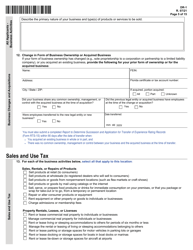 Form DR-1 &quot;Florida Business Tax Application&quot; - Florida, Page 5