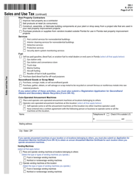 Form DR-1 &quot;Florida Business Tax Application&quot; - Florida, Page 6