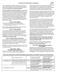 Instructions for Form DR-15 Sales and Use Tax Return - Florida, Page 7
