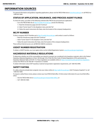 Form OP-1 Application for Motor Property Carrier and Broker Authority, Page 10