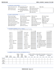 Form MCS-150B Combined Motor Carrier Identification Report and HM Permit Application, Page 10