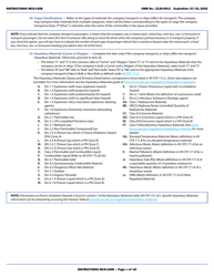 Form MCS-150B Combined Motor Carrier Identification Report and HM Permit Application, Page 5