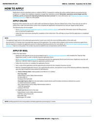 Form OP-1(FF) Application for Freight Forwarder Authority, Page 2