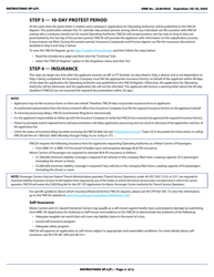 Form OP-1(P) Application for Motor Passenger Carrier Authority, Page 4