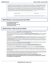 Form OP-1(MX) Application to Register Mexican Carriers for Motor Carrier Authority to Operate Beyond U.S. Municipalities and Commercial Zones on the U.S.- Mexico Border (English/Spanish), Page 27