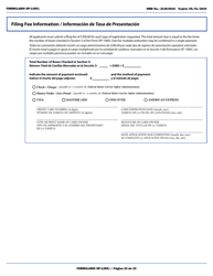Form OP-1(MX) Application to Register Mexican Carriers for Motor Carrier Authority to Operate Beyond U.S. Municipalities and Commercial Zones on the U.S.- Mexico Border (English/Spanish), Page 28