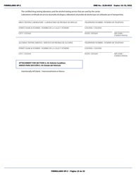Form OP-2 &quot;Application for Mexican Certificate of Registration for Foreign Motor Carriers and Foreign Motor Private Carriers Under 49 U.s.c. 13902&quot; (English/Spanish), Page 21