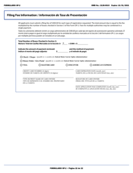 Form OP-2 &quot;Application for Mexican Certificate of Registration for Foreign Motor Carriers and Foreign Motor Private Carriers Under 49 U.s.c. 13902&quot; (English/Spanish), Page 28