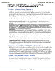 Form OP-2 Application for Mexican Certificate of Registration for Foreign Motor Carriers and Foreign Motor Private Carriers Under 49 U.s.c. 13902 (English/Spanish), Page 3