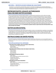 Form OP-2 &quot;Application for Mexican Certificate of Registration for Foreign Motor Carriers and Foreign Motor Private Carriers Under 49 U.s.c. 13902&quot; (English/Spanish), Page 6
