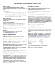 Form IVT-1 (State Form 56305) Fuel Inventory Report - Indiana, Page 2