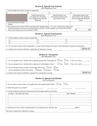 Form FT-1 (State Form 46297) Fuel Tax License Application - Indiana, Page 3