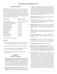 Form FT-1 (State Form 46297) Fuel Tax License Application - Indiana, Page 8