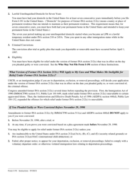 Instructions for USCIS Form I-191 Application for Relief Under Former Section 212(C) of the Immigration and Nationality Act (Ina), Page 2