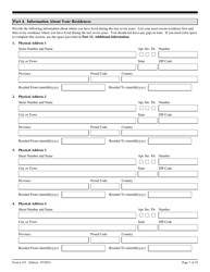 USCIS Form I-191 Application for Relief Under Former Section 212(C) of the Immigration and Nationality Act (Ina), Page 7