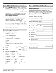 USCIS Form I-192 Application for Advance Permission to Enter as a Nonimmigrant, Page 5