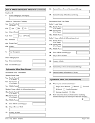USCIS Form I-192 Application for Advance Permission to Enter as a Nonimmigrant, Page 6