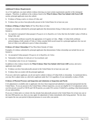Instructions for USCIS Form I-485 &quot;Application to Register Permanent Residence or Adjust Status&quot;, Page 33