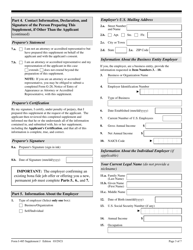 USCIS Form I-485 Supplement J Confirmation of Bona Fide Job Offer or Request for Job Portability Under Ina Section 204(J), Page 3
