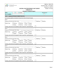 Form EIA-757 Schedule A Natural Gas Processing Plant Survey - Baseline Report, Page 2