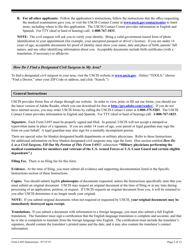 Instructions for USCIS Form I-693 Report of Medical Examination and Vaccination Record, Page 2