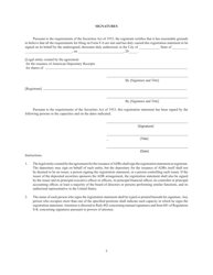 SEC Form 2001 (F-6) Registration Statement Under the Securities Act of 1933 for Depositary Shares Evidenced by American Depositary Receipts, Page 5