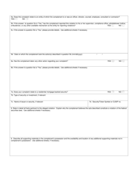 SEC Form 2850 (TCR) Tip, Complaint or Referral, Page 3