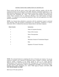 SBA Form 25 PC Model Corporate Resolution for SBA Commitment, Page 3