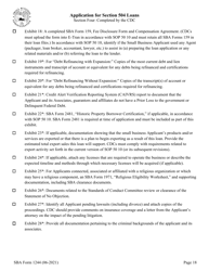 SBA Form 1244 Application for Section 504 Loans, Page 18