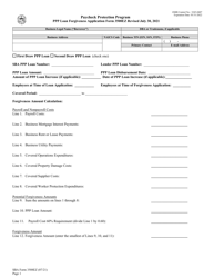 Document preview: SBA Form 3508EZ PPP Ez Loan Forgiveness Application