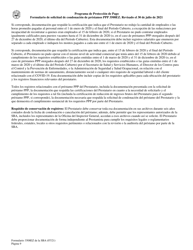 SBA Formulario 3508EZ Formulario De Solicitud De Condonacion De Prestamos Ppp (Spanish), Page 9