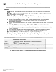 SBA Form 3508EZ PPP Ez Loan Forgiveness Application (German), Page 2