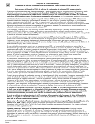 SBA Formulario 3508S Formulario De Solicitud De Condonacion De Prestamos Ppp (Spanish), Page 3