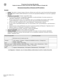 SBA Form 3508EZ PPP Ez Loan Forgiveness Application (Italian), Page 2