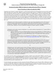 SBA Form 3508EZ PPP Ez Loan Forgiveness Application (Italian), Page 5
