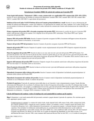 SBA Form 3508EZ PPP Ez Loan Forgiveness Application (Italian), Page 6